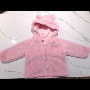 Carters Baby Girls Zip-Up Sherpa Jacket